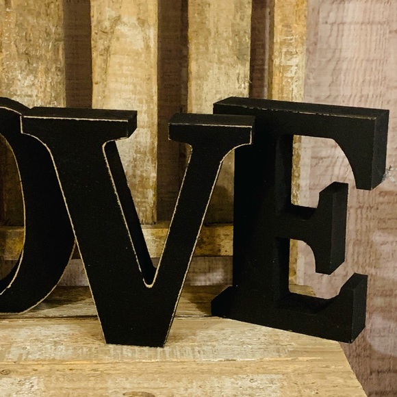 LOVE Wood Word Blocks - Picture 3 of 6